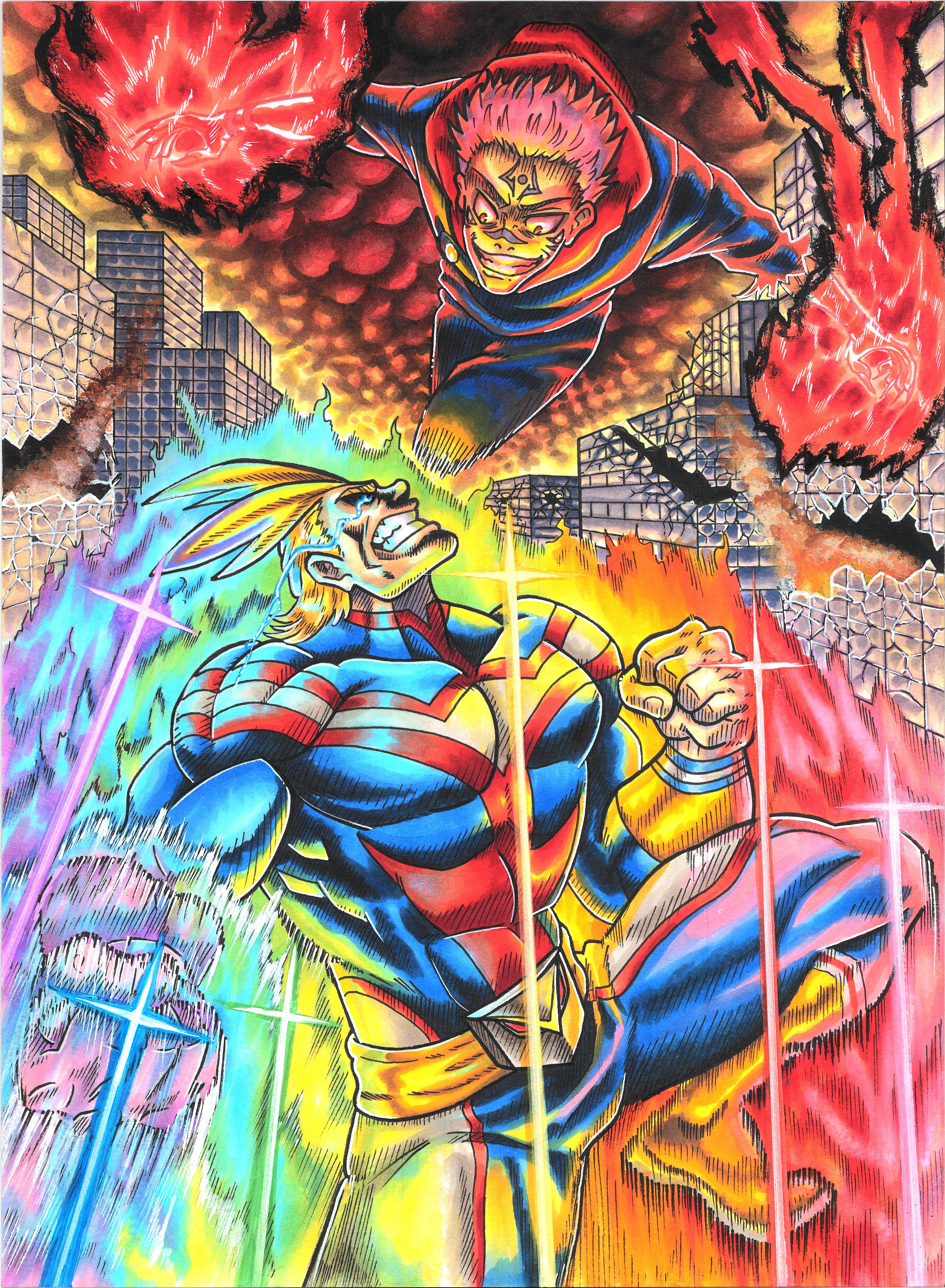 Allmight Vs Sukuna